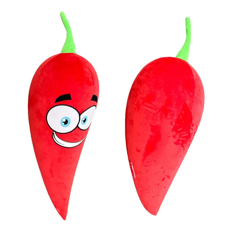 Giant pepper inflatable plush toy customized available 180cm inflatable pepper vegetable fruits plush toy inflatable cartoon toy