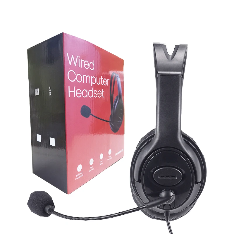 Usb  Pc Computer Laptop Headphone With Microphone For Chatting Network Teaching