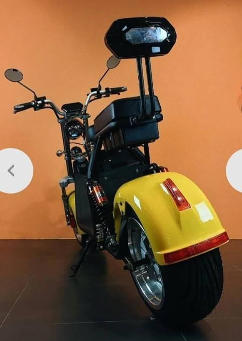 2023 best christmas gift 4000w 1500w 60v 12ah 20ah electric city coco scooter with double seat,mirrors and Big Round Headlight