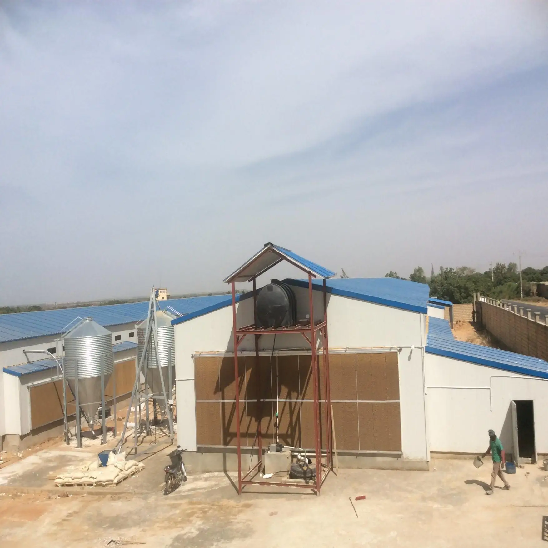 High Quality Light Steel Poultry Chicken House Industrial Design Style from China