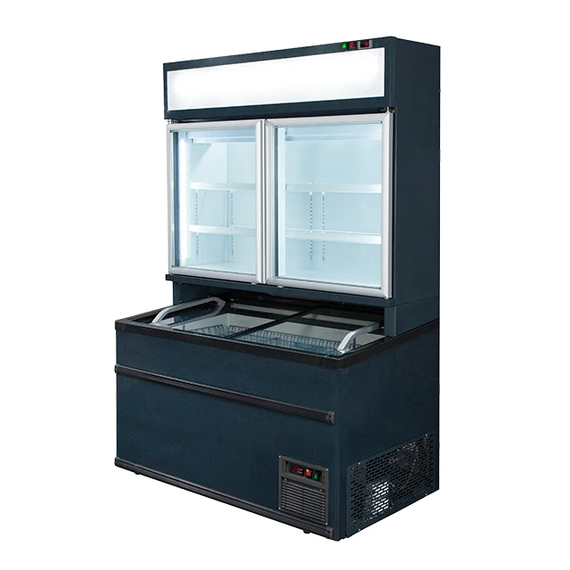 Chinese Manufacturers Cheap Combination Look Refrigerator Combine Freezer Cooler