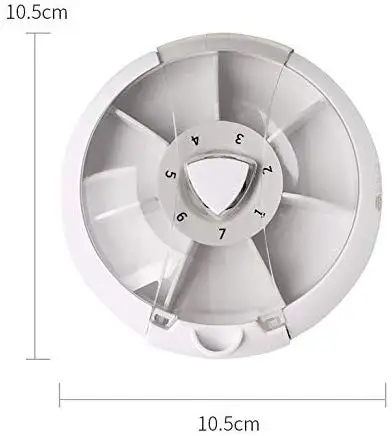 Round Pill Box 7 Day Organizer Medicine Daily Weekly Medication Holder Travel