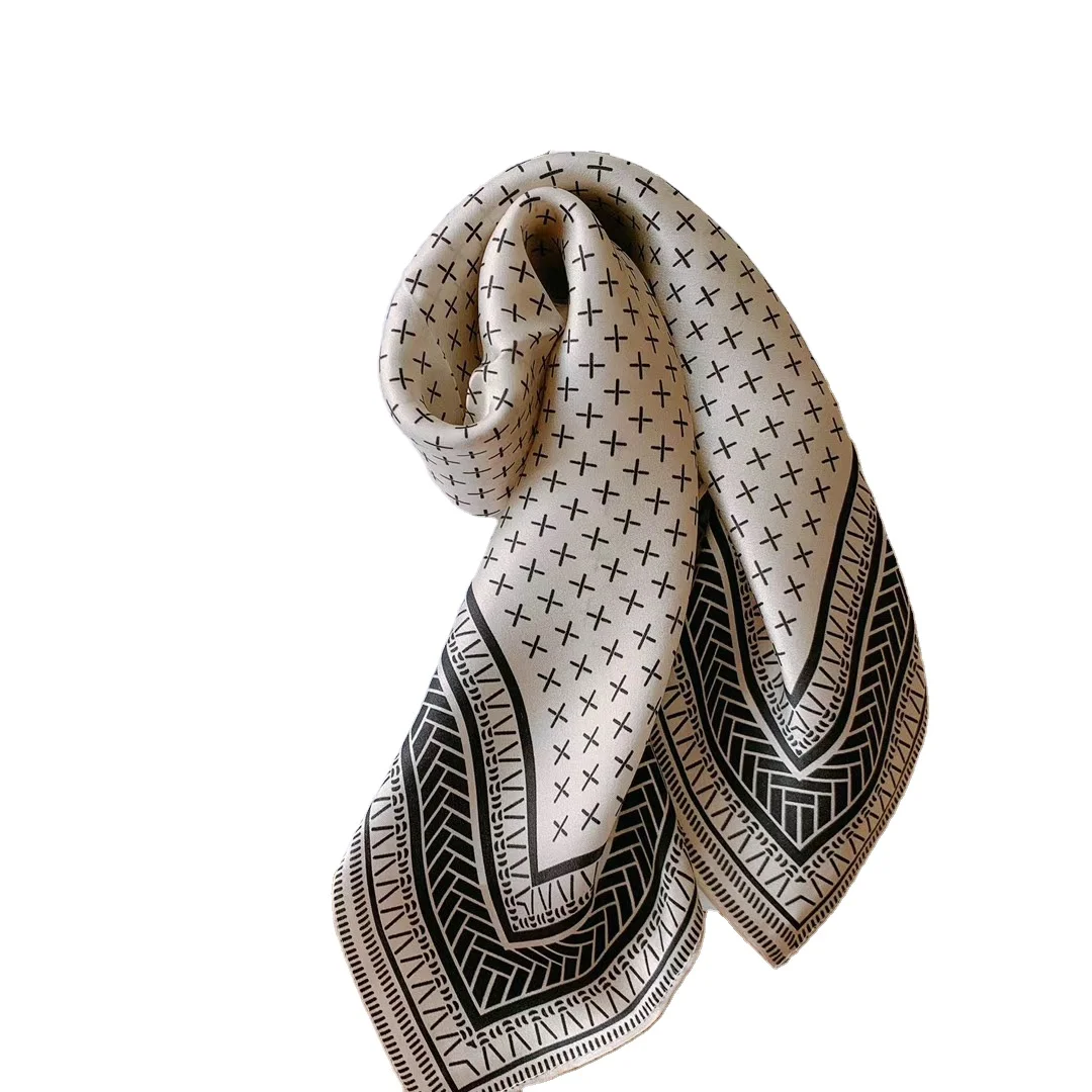 53 см 100% Шелковый шейный платок подарок квадратный шарф