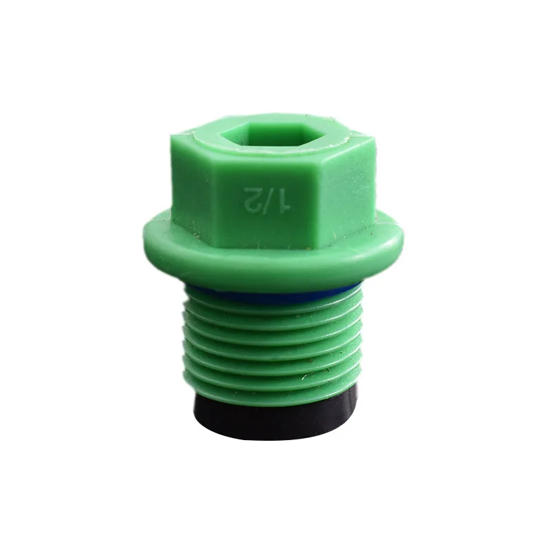 plastic PPR Screwed Threaded Water Pipe Fittings Plug