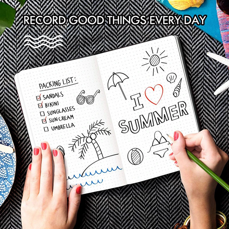 Wholesale Dotted Grid Manufacturers A5 Hardcover Bullets Journals