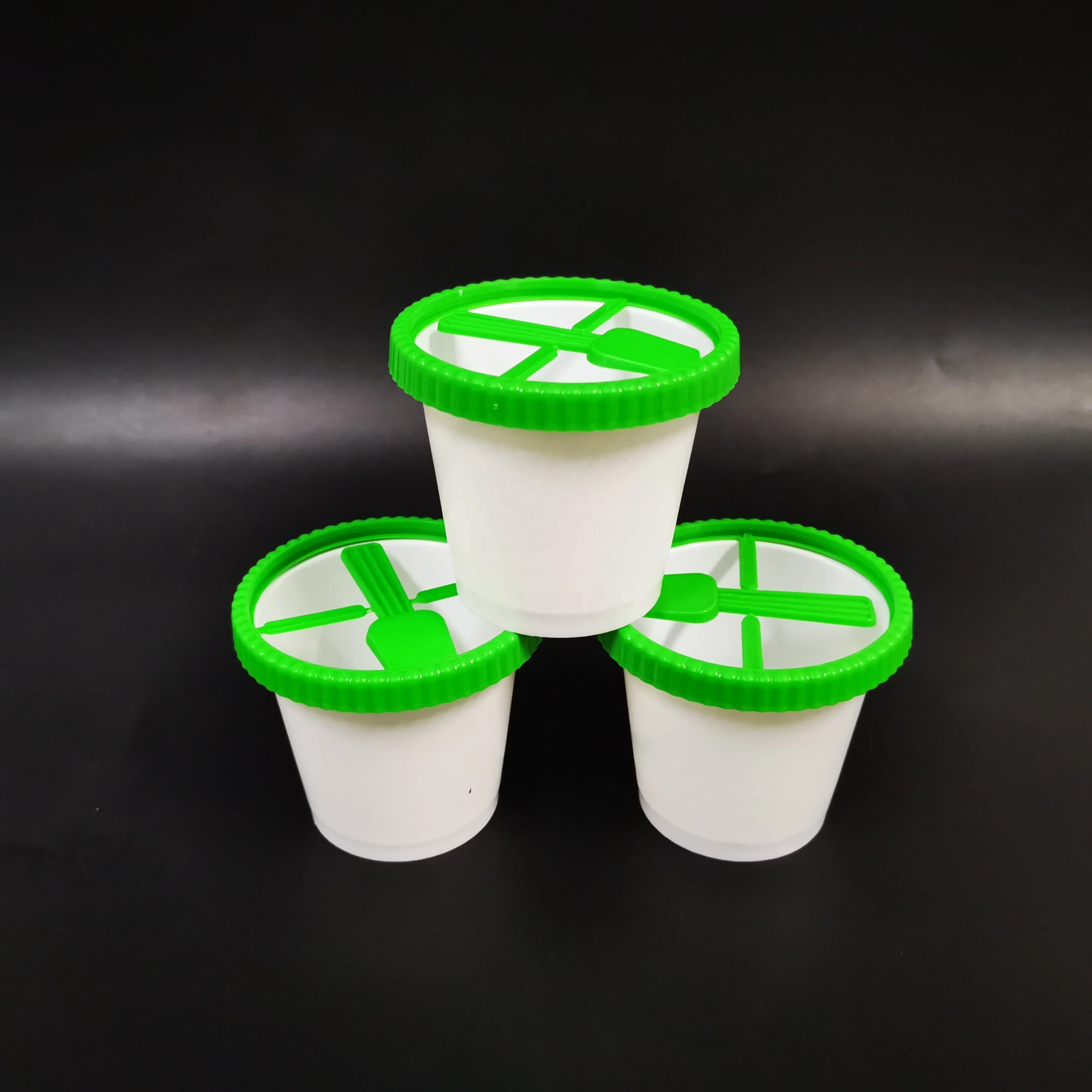 120ml wholesales disposable PP plastic frozen yogurt cup ice cream cup pudding cup