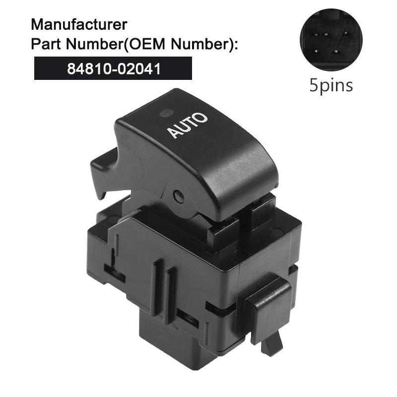 Car Electric  Window Lifter Button  OEM 84810-02041 8481002041    For Toyota Corolla  01-07