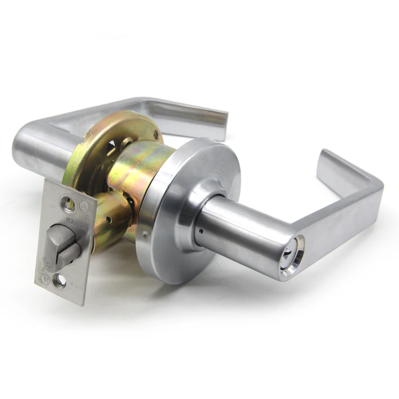 American High End stainless steel Privacy Commercial chapa para puerta Lever Set Grade 2 lever Door Handle Lock