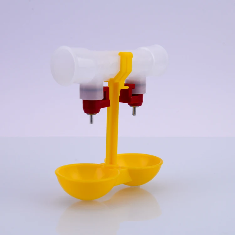 Курятник двойные чашки автоматическая поилка для птицы