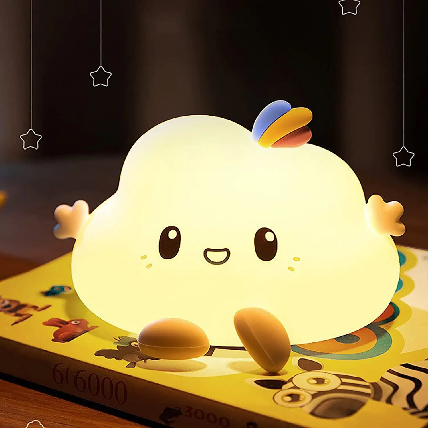 Прикроватная лампа для детей силиконовая в виде облака светодиодный силиконовый ночник силиконовые неоновые лампы