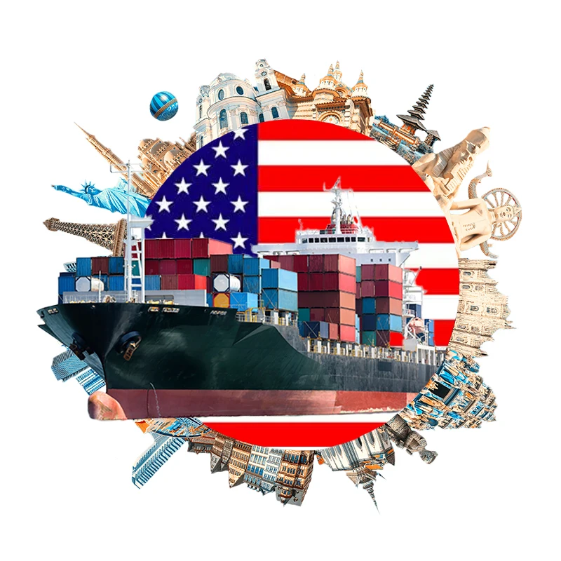 Sea DDP LCL FCL большой грузовой FBA Amazon US USA от двери до Быстрая доставка дешевая цена китайский поставщик логистики