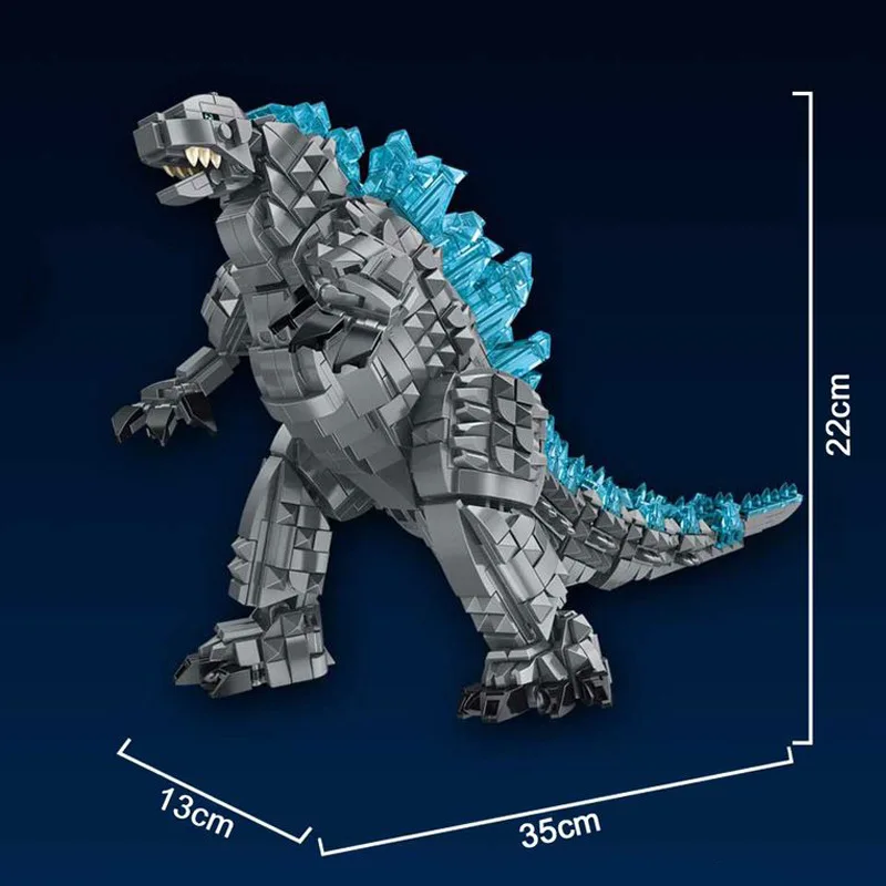 PANLOS 687004 Godzillai dinosaur model MOC small particle Bricks puzzle assembling Building Blocks Toys Gifts for children