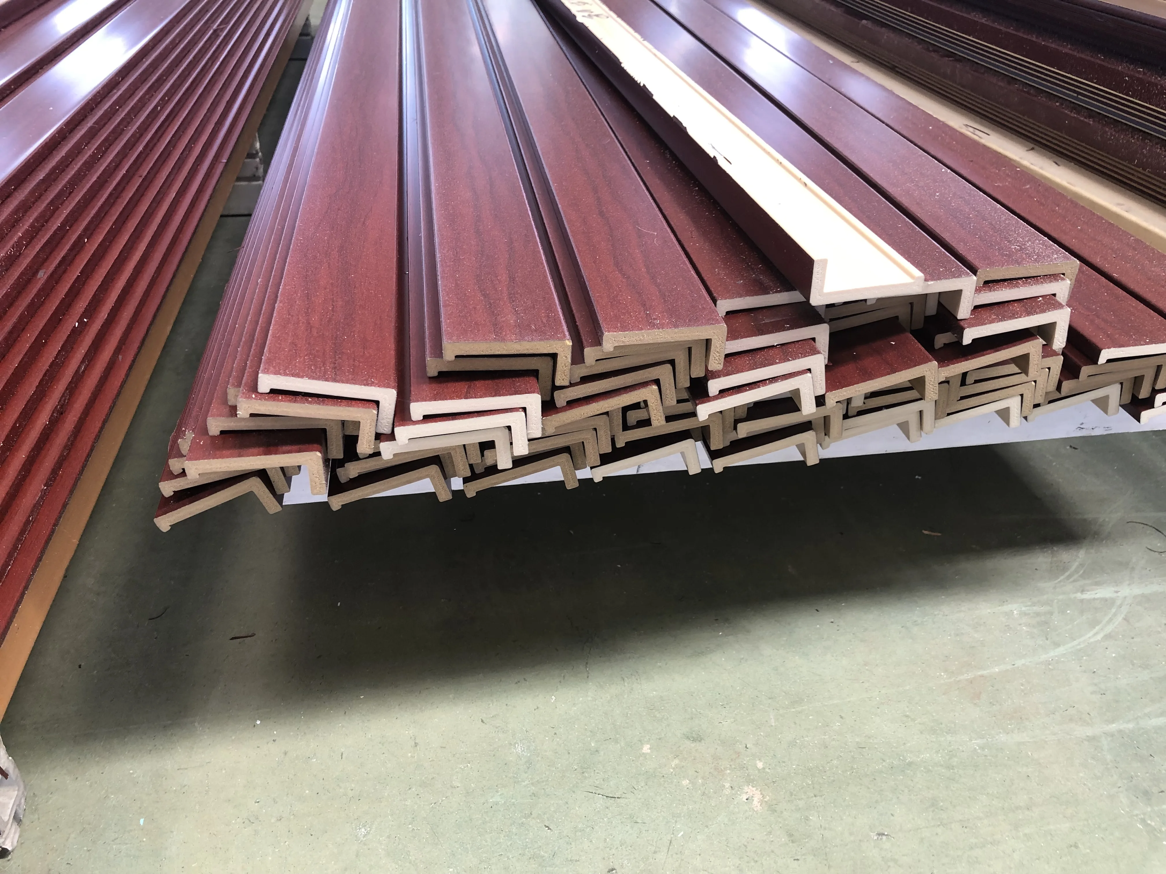 
Door Profile Pvc White Original Profile for Windows & Doors China Plastic Colored PVC Material Profile Conch 