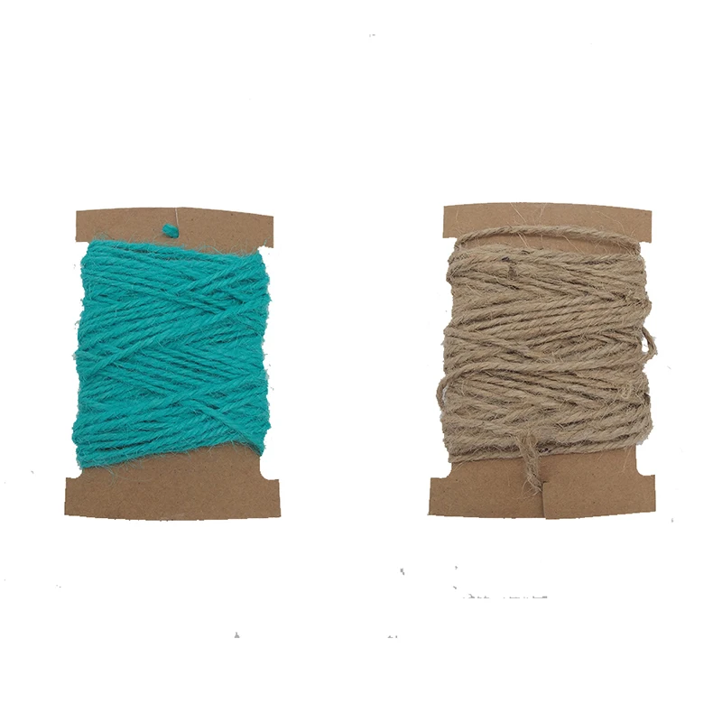 Wholesale Custom High Quality Jute Twine Colored Gift Packing Rope