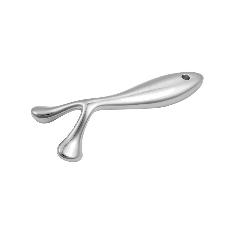 Customizable Gua Sha Face Tool Zinc Alloy Metal Nose Lifting Shaper Massager