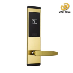 hot sale American standard Mortise Stainless steel RF swipe Hotel key card lock with free management software
