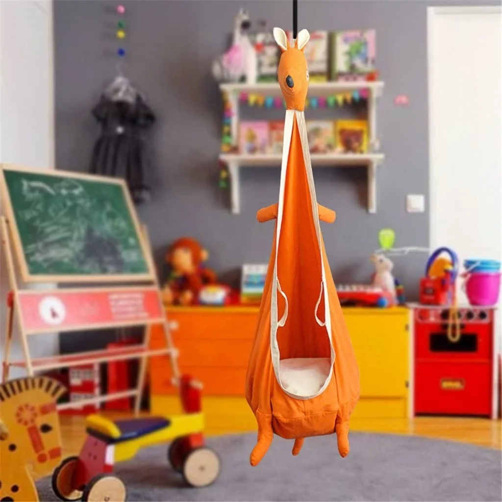 Высококачественные Забавные игрушки от производителя WOQI 100% хлопок гамак гнездо качающееся кресло с воздушной камерой