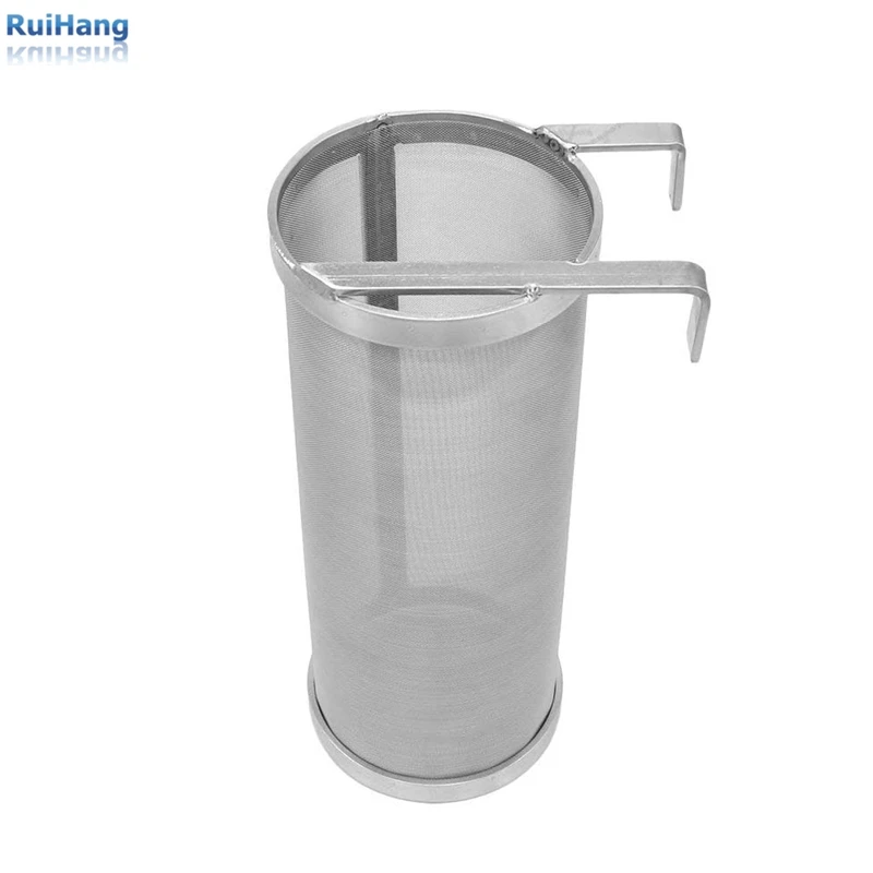New listing Using Convenient design stainless steel beer mesh brewing dry garden grain filter soil sieve basket hopper