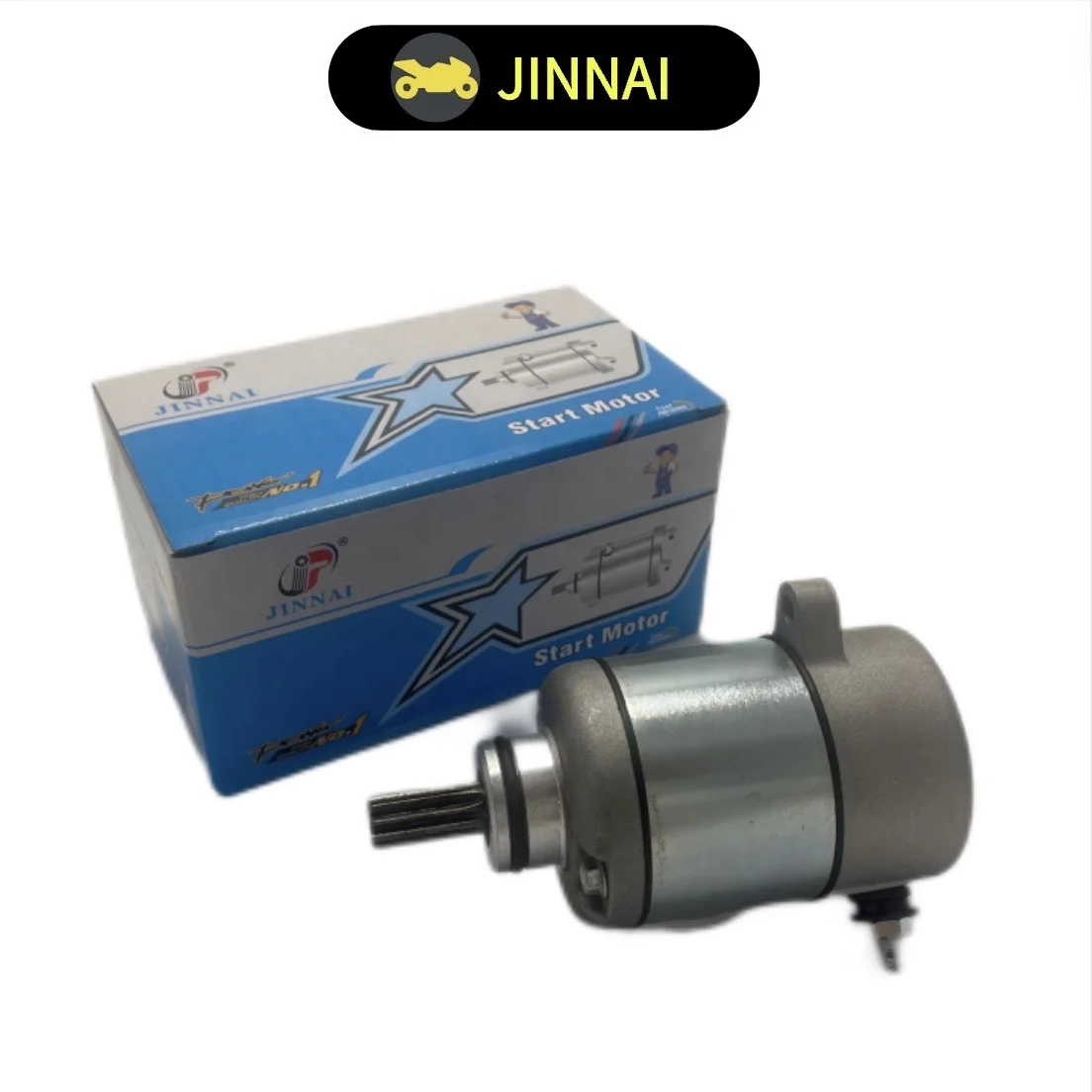 Двигатель стартера мотоцикла JINNAI 12 В CE WAVE125 Электрический Пусковой
