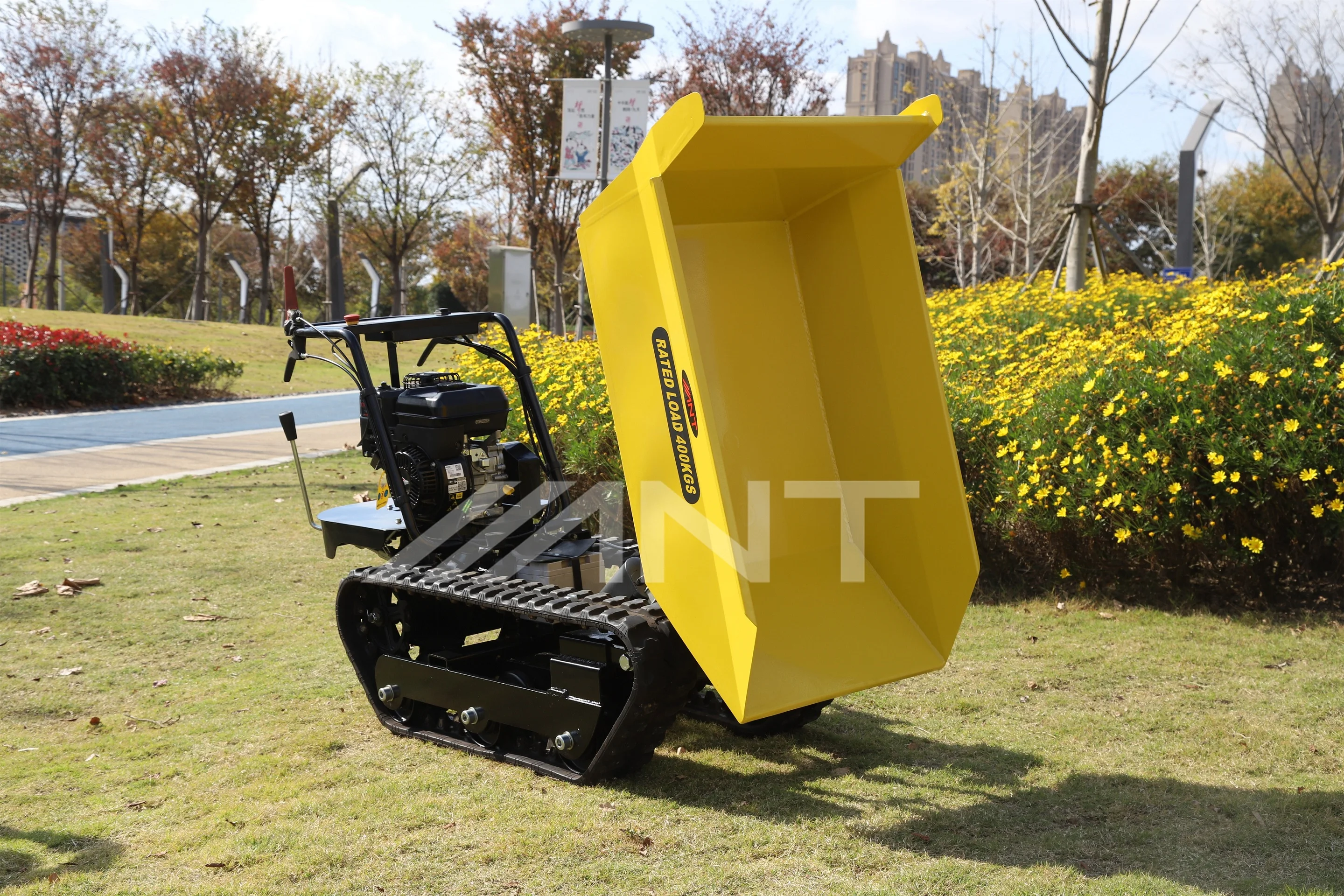 ANT High Load Mini Dumper Gasoline Engine Crawler Power Construction Mini Loader Dumper