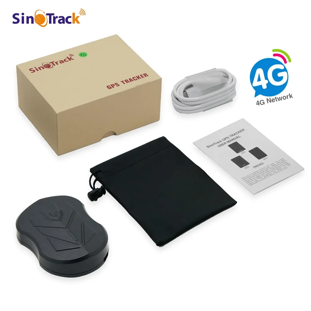 Portable Wireless SinoTrack 4G LTE ST-905L Long Battery Life Distance Tracking Magnetic Cargo Container Device Gps Car Tracker