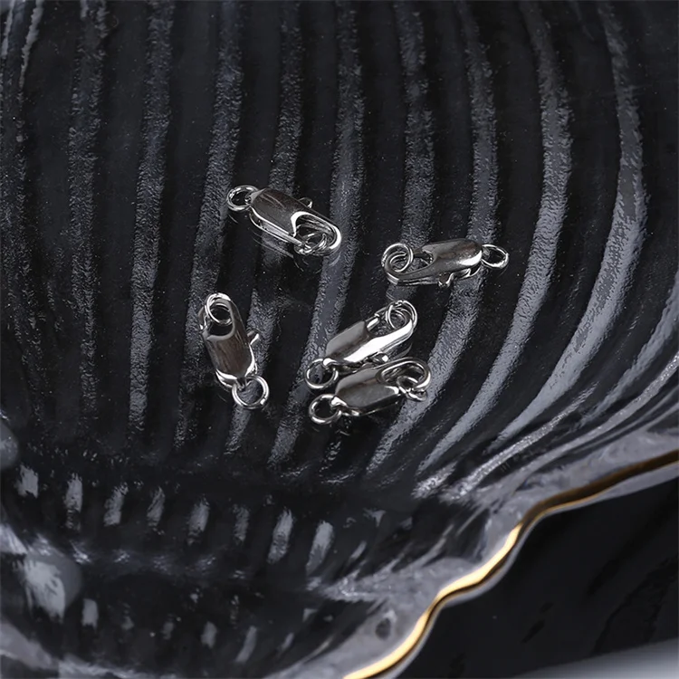 S925 Серебряное ожерелье и браслет с застежкой подключения DIY Ювелирные изделия из жемчуга для изготовления аксессуаров пряжками