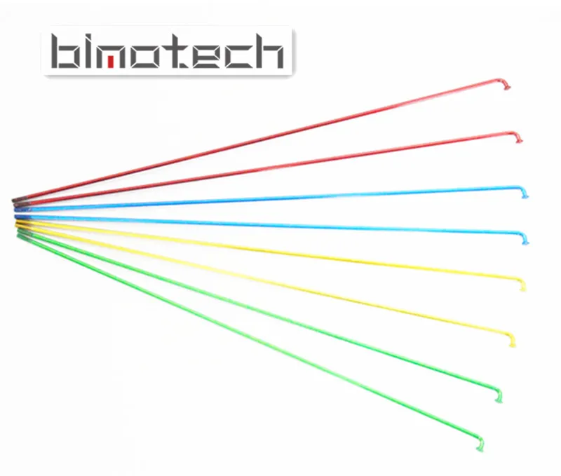 Factory CustomColor Bicycle spoke Steel 14G Green/Blue