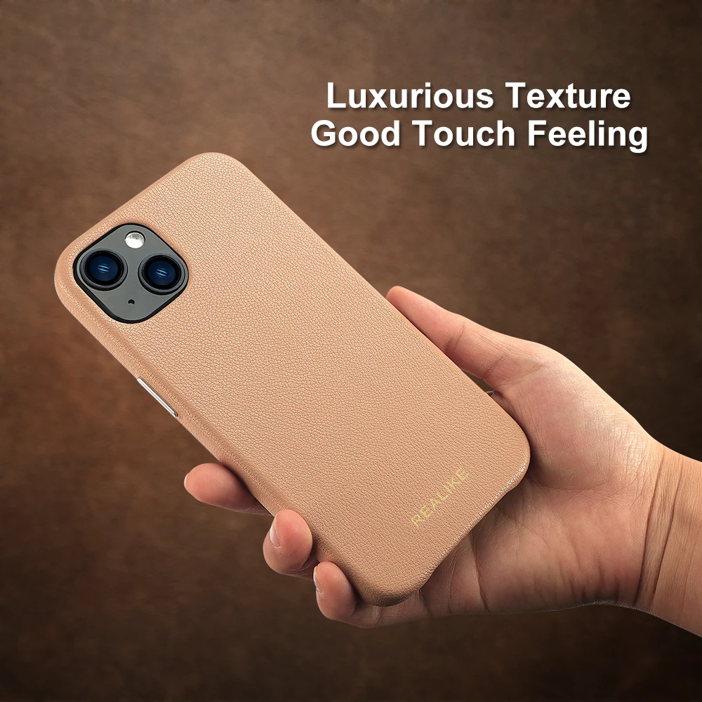 Customized Logo New Design Vegan Pebble Striped Leather Mobile Phone Bags & Cases For iPhone 13 with Independent metal button