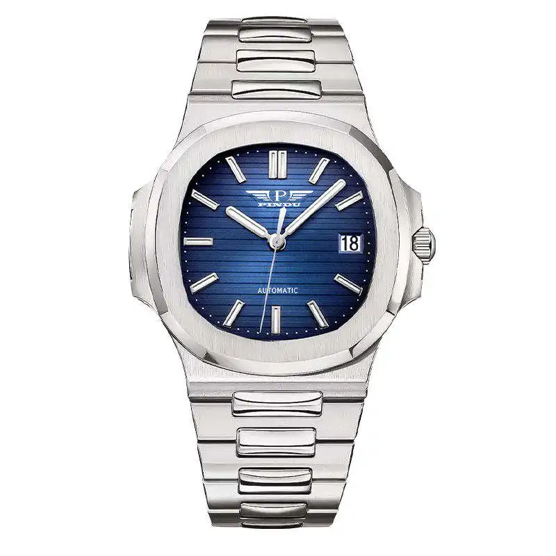 custom logo luxury mechanical Square Design Classic Fashion Wristwatch mechanical movement watches