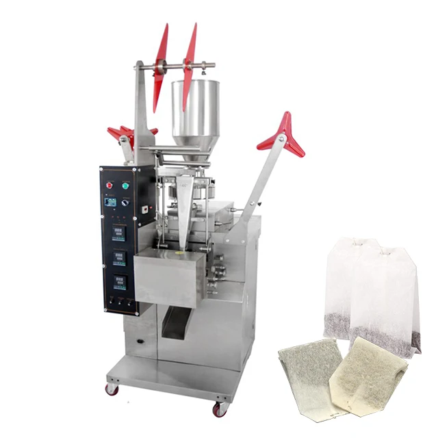 DXDC-12 Hualian String Vertical Corn Fiber Nylon Vertical Automatic Pouch Tea Bag Filling Sealing Packing Machine