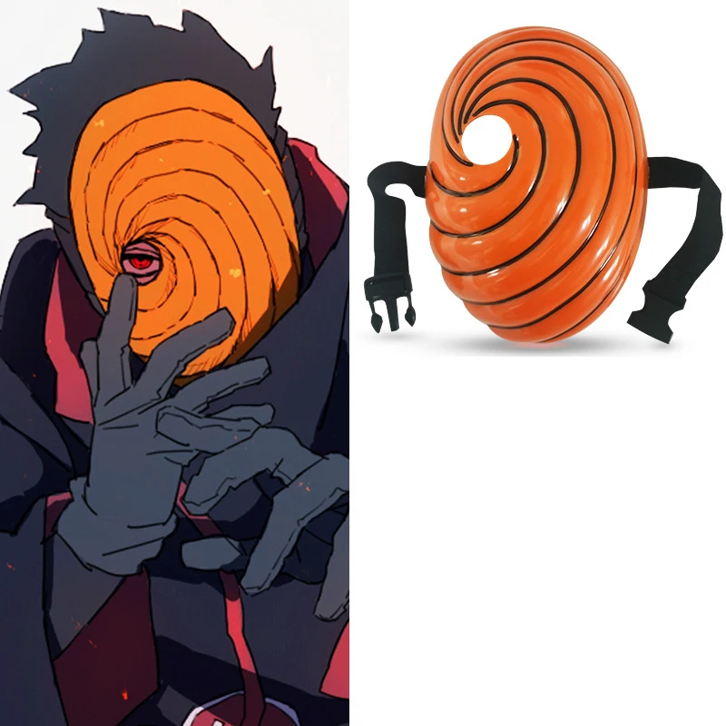 anime cosplay obito face mask Cosplay Prop Comic Con For Kid Toy Uchiha Madara