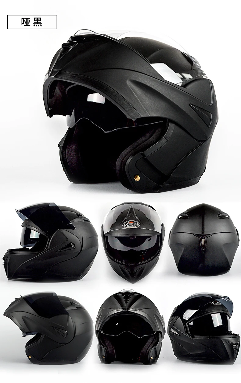 China Casco Para Moto Manufacturer Wholesale Ece Approved Predator Modular Motorcycle Full Helmet
