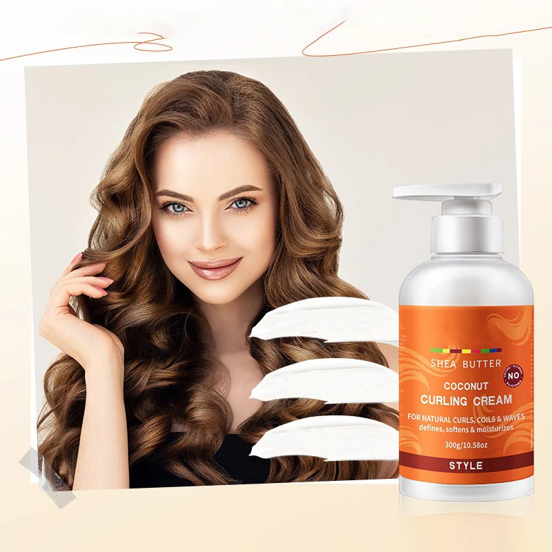 Natural Organic Moroccan Oil Curl Hair Wax Products Enhancers Defining Moisture Hair Curling Cream Mask For Women Kids