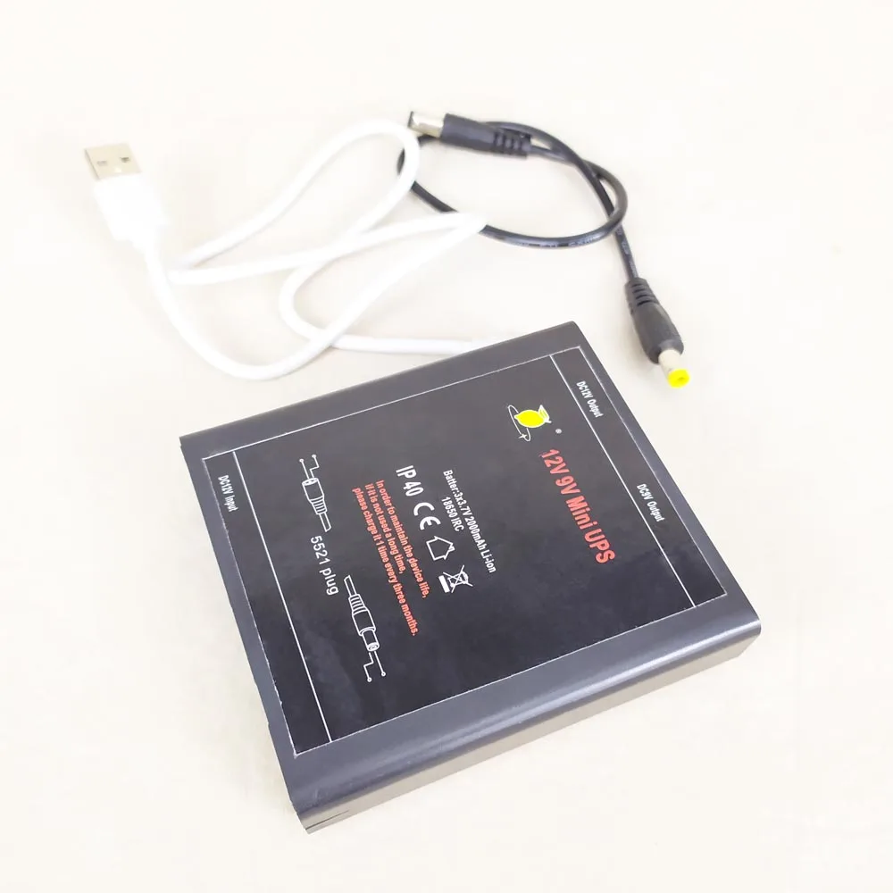 Mini ups12V 9V 5V UPS for Router Modem