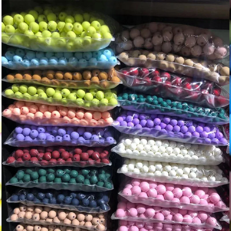 New Arrive 6mm 8mm 10mm 12mm Polymer Clay Beads  Round Loose Beads Mix Color For Jewelry Making with hole