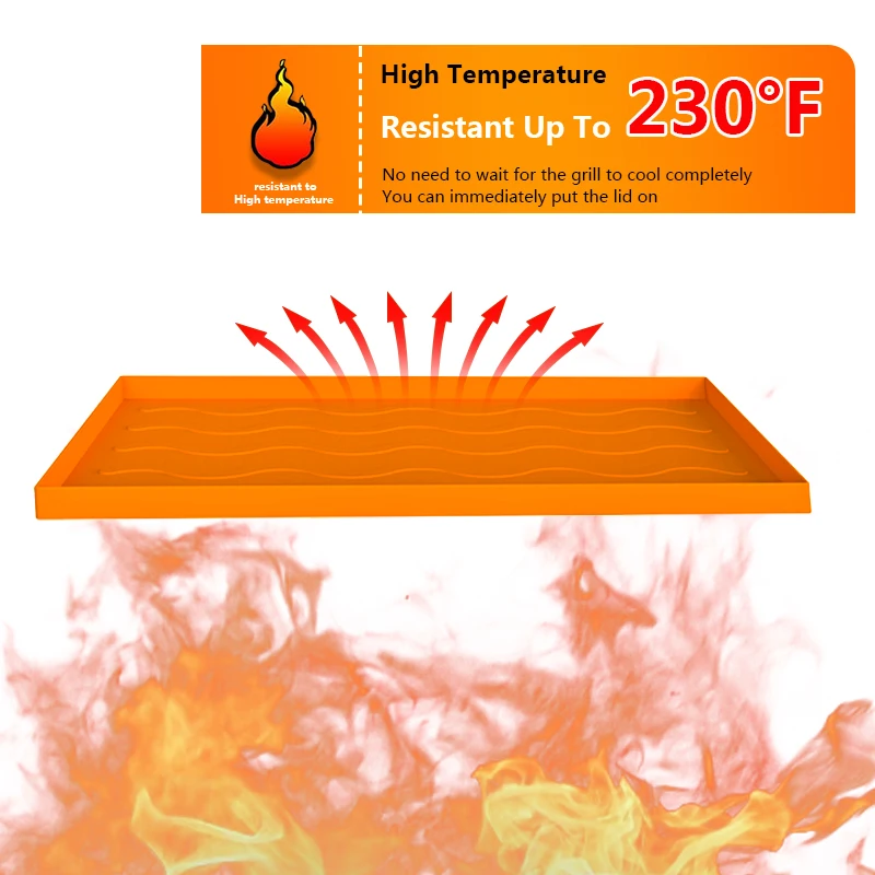Silicone Griddle Mat  Protective BBQ Grill Mats For Outdoor Grill Cover Silicone Griddle Mat
