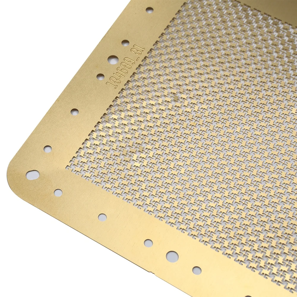 Etched Brass/Copper Mesh Filter Screen with Round Holes