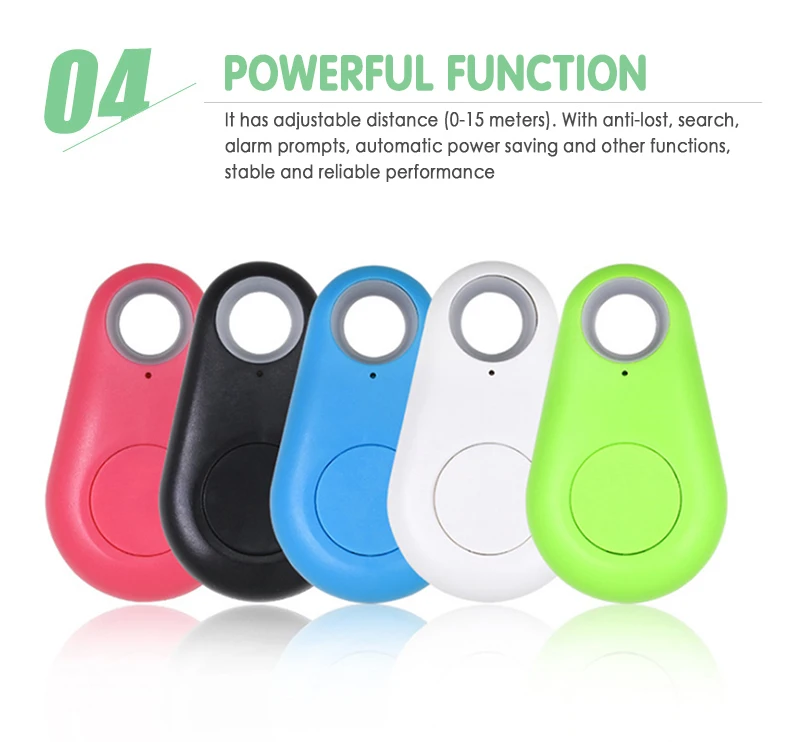 New Arrival Smart Finder Keychain Security Protection Pull Ring Locator Mini GPS Bluetooth Key Tracker