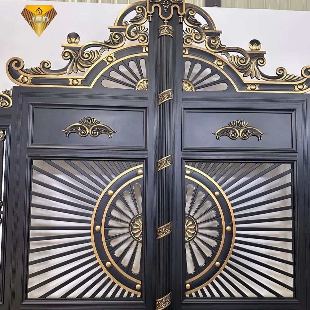 JBDhome High Quality Customized Automatic Patio Gate Fashion Villa Garden Retractable Gate Guard Your Home