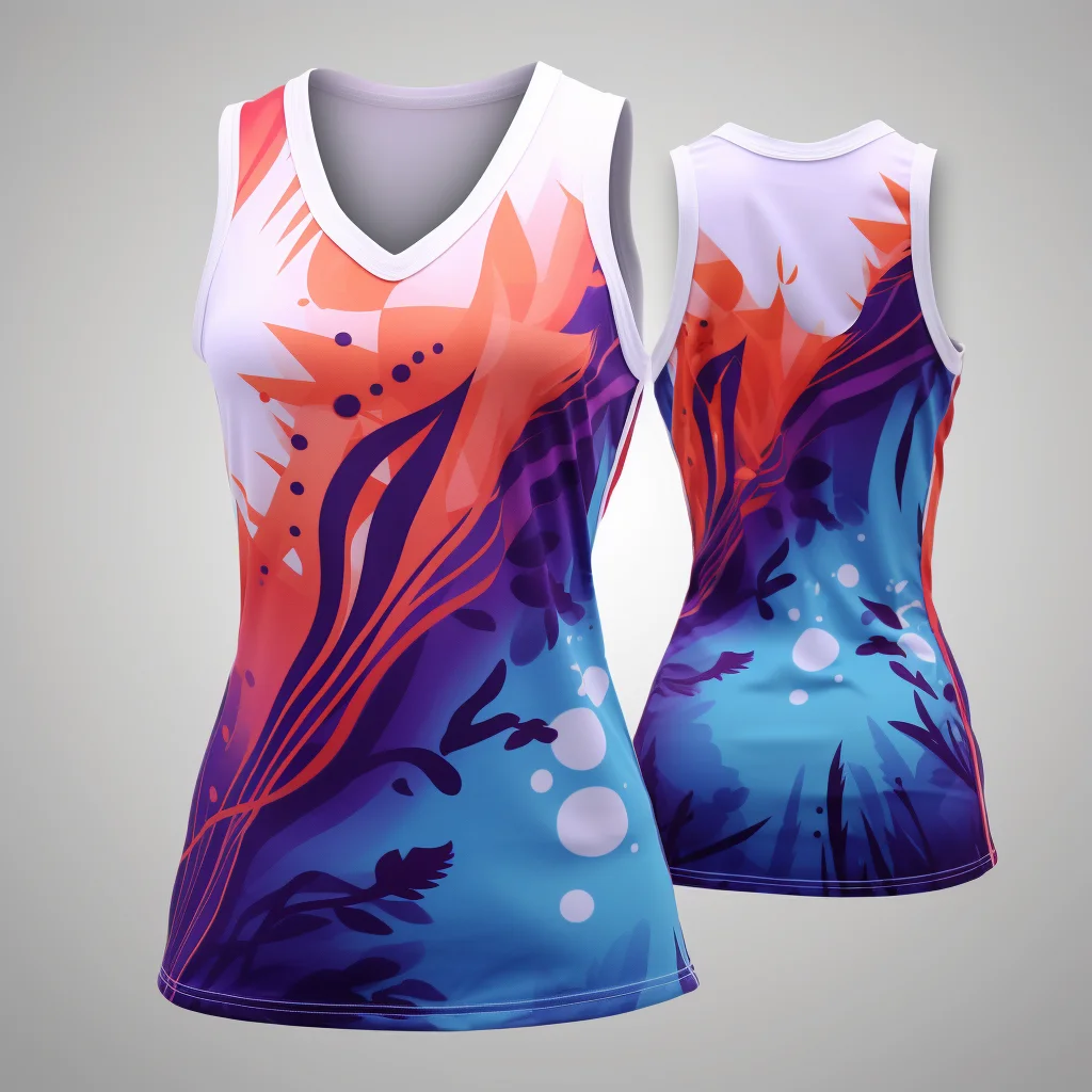 Aibort Custom Wholesale Sublimation Jersey Custom Tennis Shirt Dress Women Quick dry Netball Dresses Tennis training clothes//