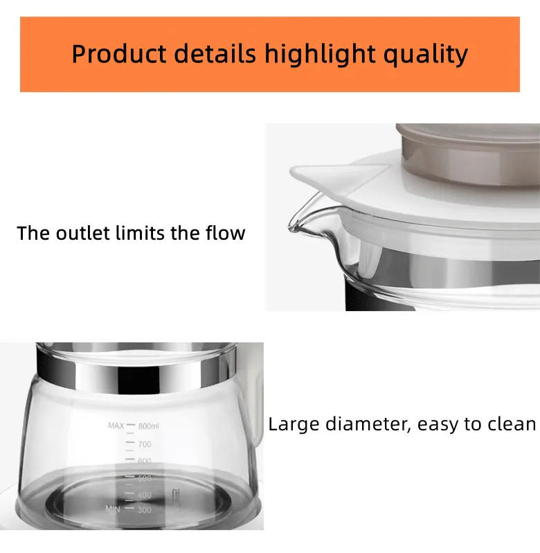 New Arrival Baby Milk Maker Multi-functional Warmer Hot Water Heater Electric Kettle Keep Warm Rapid Heating Tea Coffee
