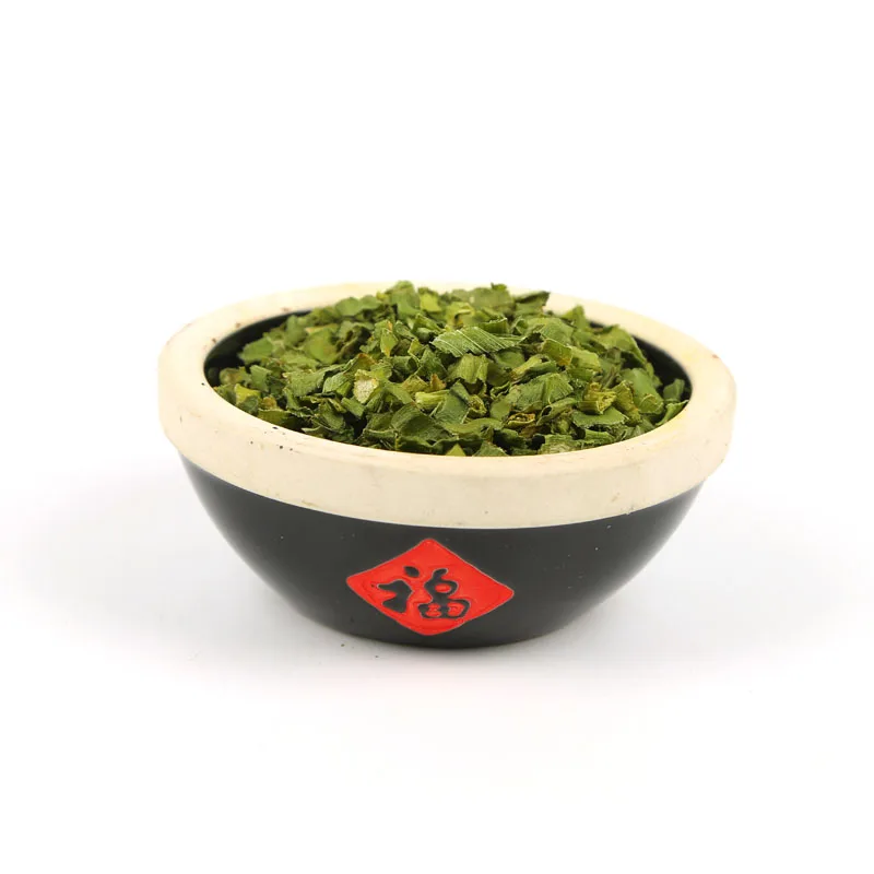 Factory  High Quality Natural  Air Dried Green  Spring Onion Chive Ring Export Dehydrated Chive Roll