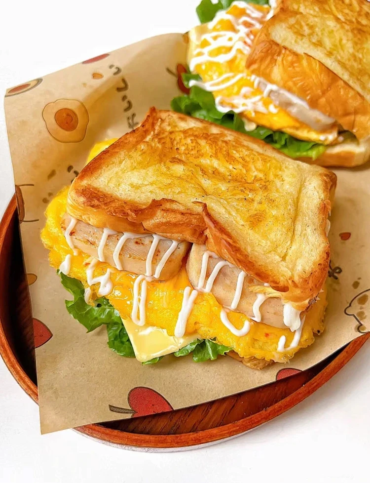 Whole Grain Chinese Toast Wheat Bread Breakfast Snack Sandwich Slice Organic Whole Wheat Bread