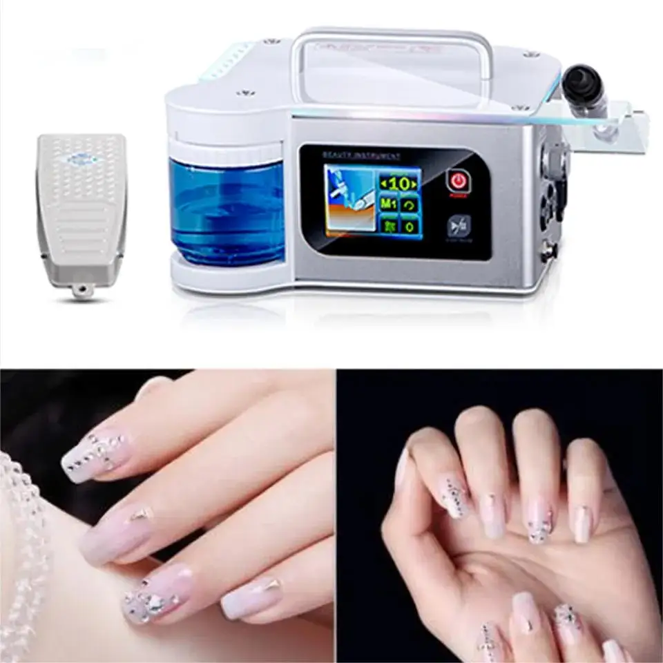 GOMECY  electric manicure pedicure nail drill water pedicure drill spa nail polisher 40000 RPM pedicure device