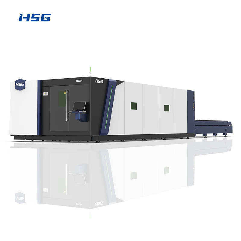 6kw 12kw 20kw HSG laser cutting machine sheet metal cut desktop great encirclement fiber laser cutting machine 15000w
