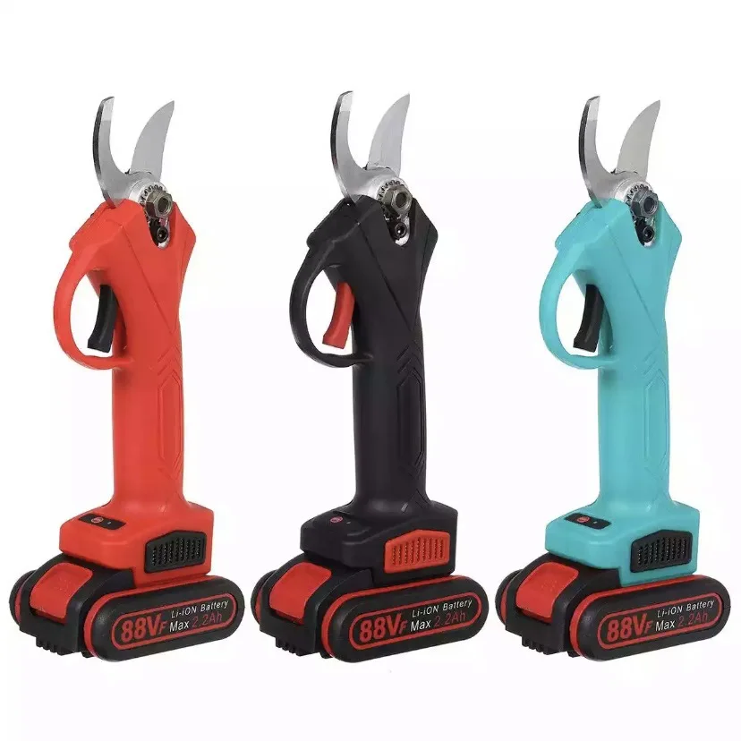 1V 30mm Electric Pruning Shear Cordless Electric Pruner 88VF Pruning Shear Efficient Fruit Tree Bonsai Pruning Branches Cutter