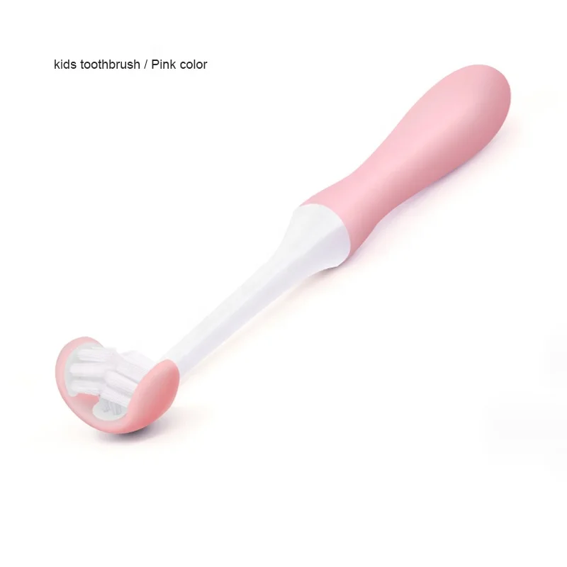FYD New Custom Reusable Silicone Mouth 3 Sided Tooth Brush Wholesale 3d For Kids Children Toothbrush