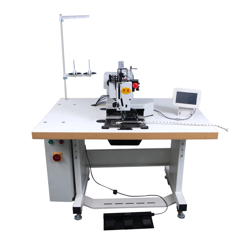 High quality  pattern sewing machine heavy duty leather belt making machine computerized sewing machine for pet strap watch band