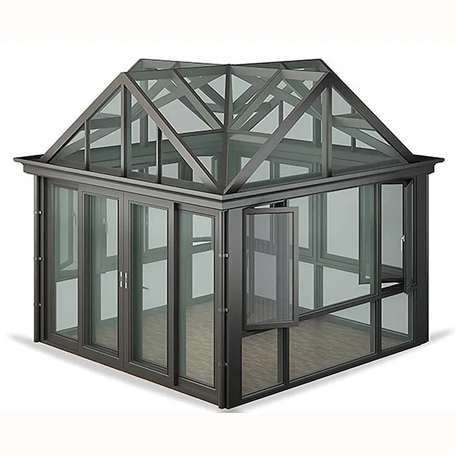 Modern Winter Garden Construction Solarium Sunroom Four Seasons Aluminium Glass Houses