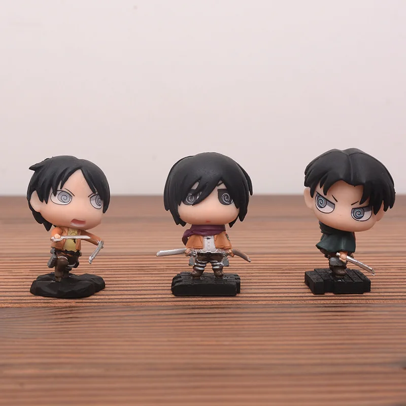 Hot Sales Figure Dolls Customized OME PU Vinyl Toys Pvc Plastic Mini Attack on grant Toys Anime Figure Action Figure